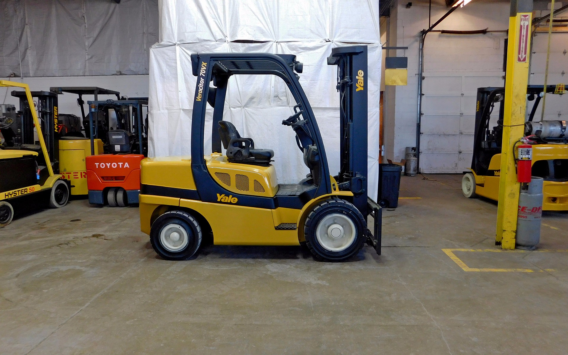 2007 Yale GDP070VX Forklift on Sale in Arkansas