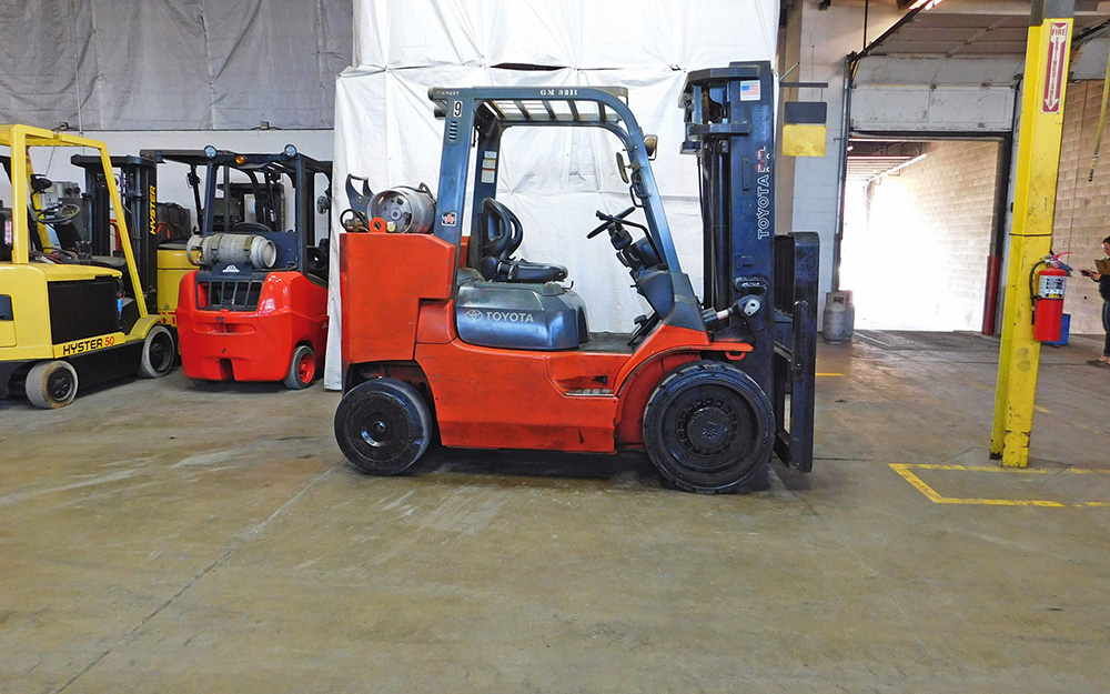 2012 Toyota 7FGCU55-BCS Forklift on Sale in Arkansas