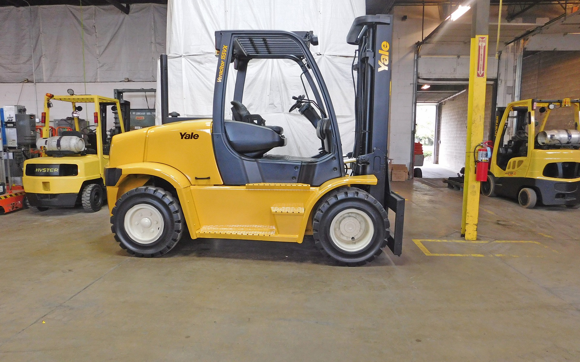 2009 Yale GDP155VX Forklift on Sale in Arkansas