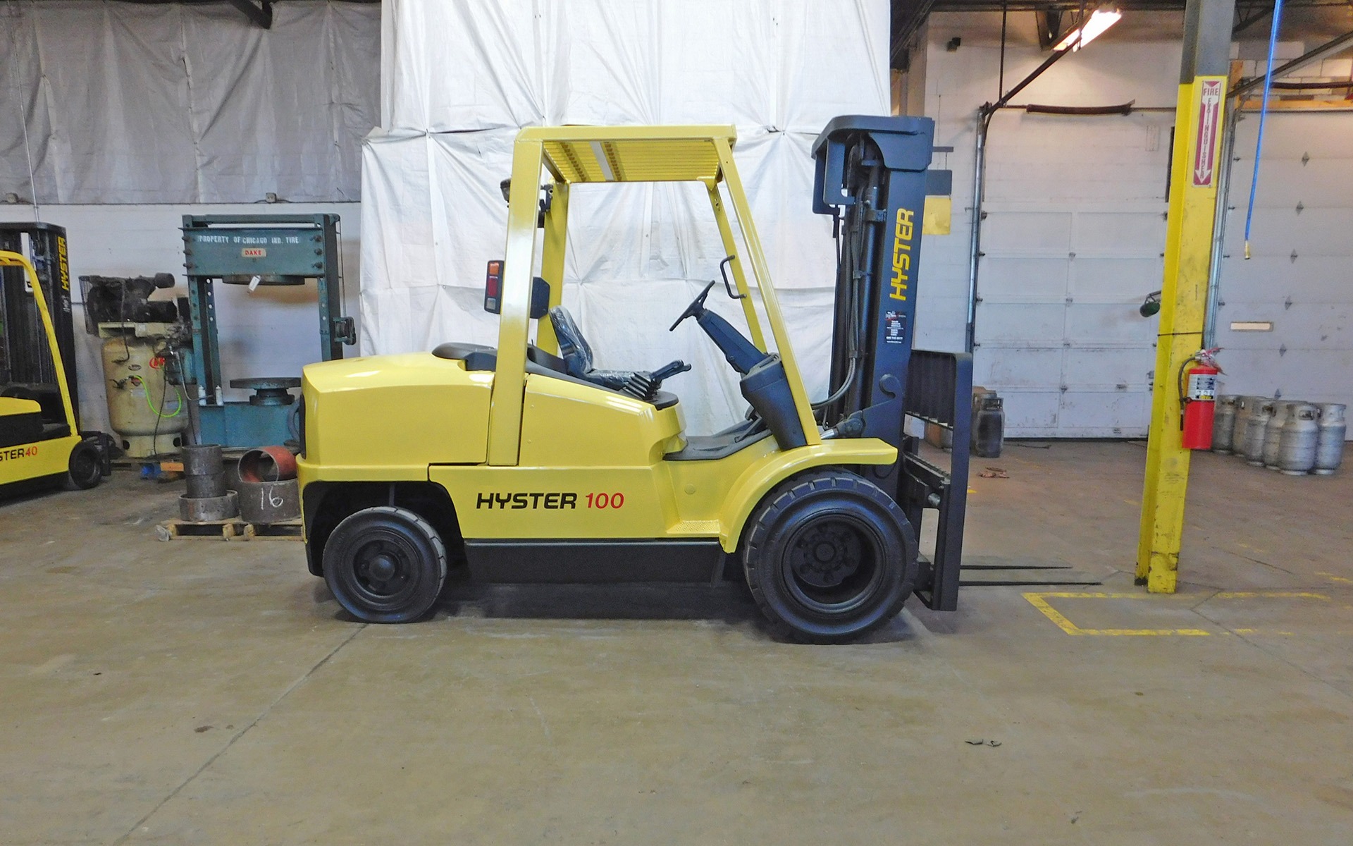 2003 Hyster H100XM Forklift on Sale in Arkansas